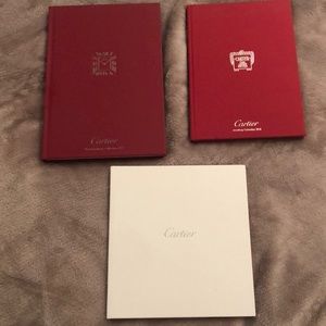 3 Authentic Cartier Books